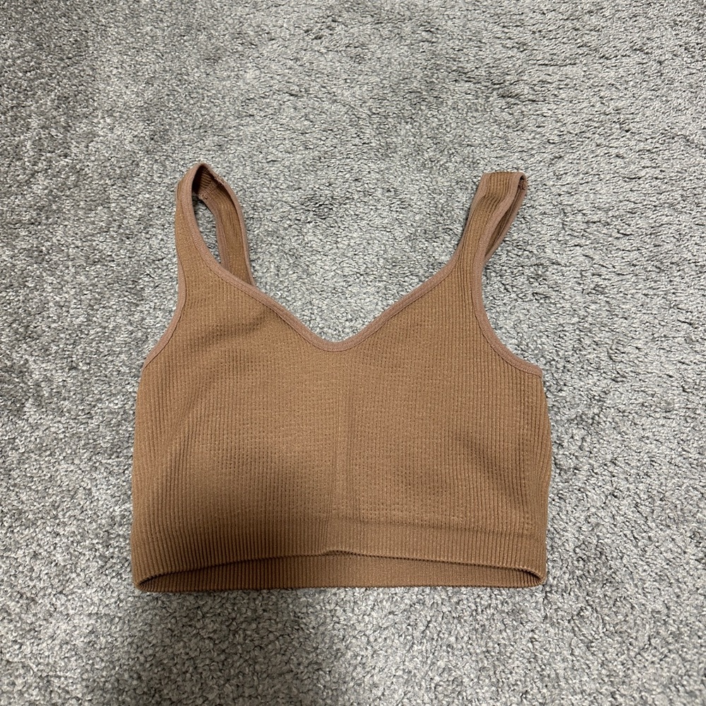 Cotton On Women's Brown Crop Top